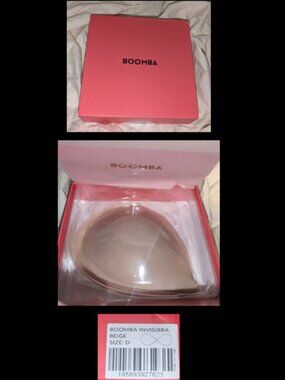 New Boxed BOOMBA Invisibra - Beige - Womens Size D